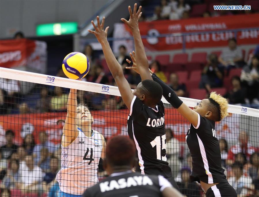 (SP)JAPAN-HAMAMATSU-VOLLEYBALL-WOMEN'S WORLD CUP-KENYA VS ARGENTINA