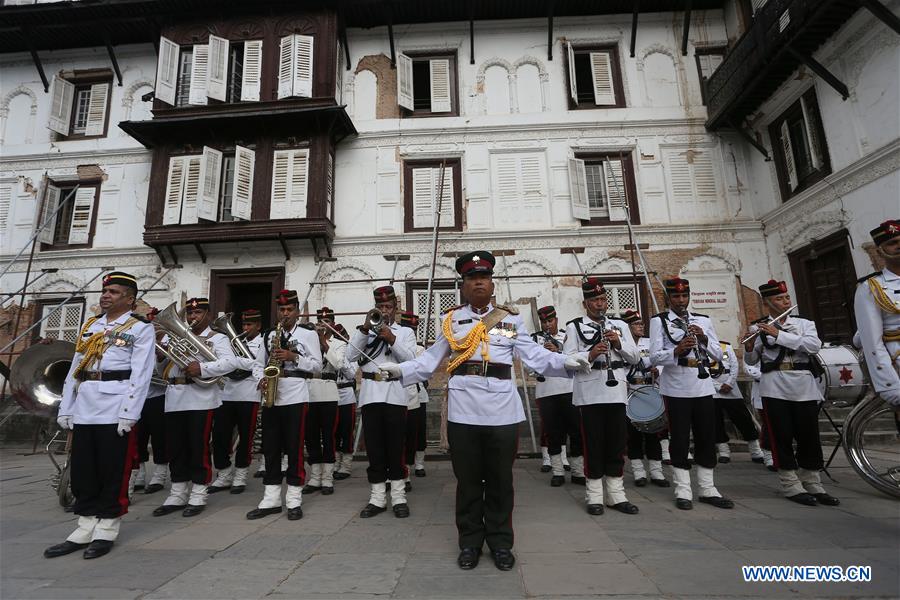 NEPAL-KATHMANDU-DASHAIN FESTIVAL-FULPATI