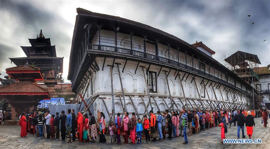 NEPAL-KATHMANDU-DASHAIN FESTIVAL-NAWAMI-PRAYERS