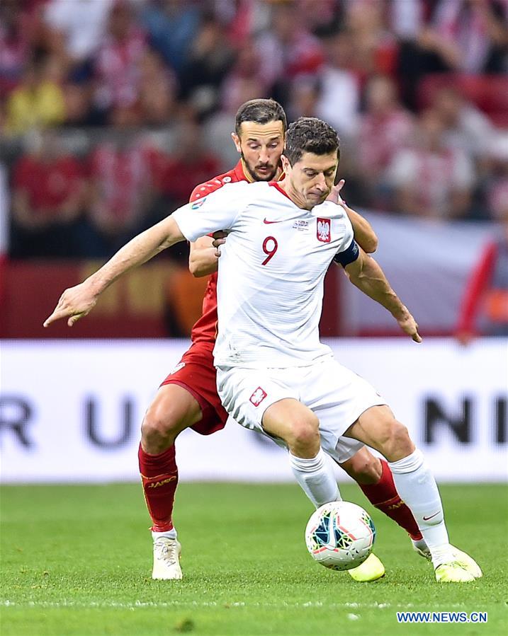 (SP)POLAND-WARSAW-SOCCER-EURO 2020 QUALIFIER-POLAND VS NORTH MACEDONIA