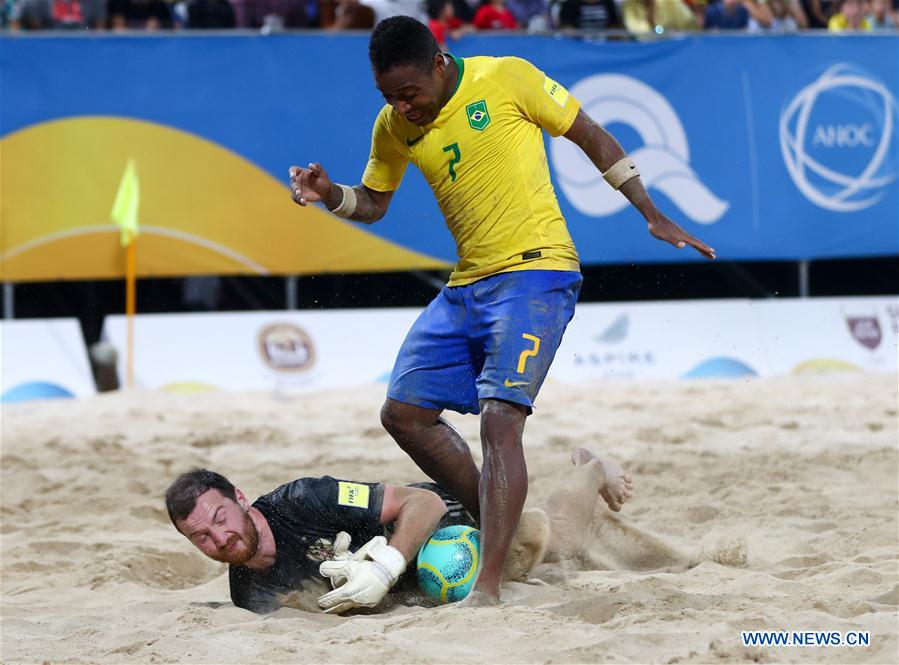 (SP)QATAR-DOHA-WORLD BEACH GAMES-BEACH SOCCER