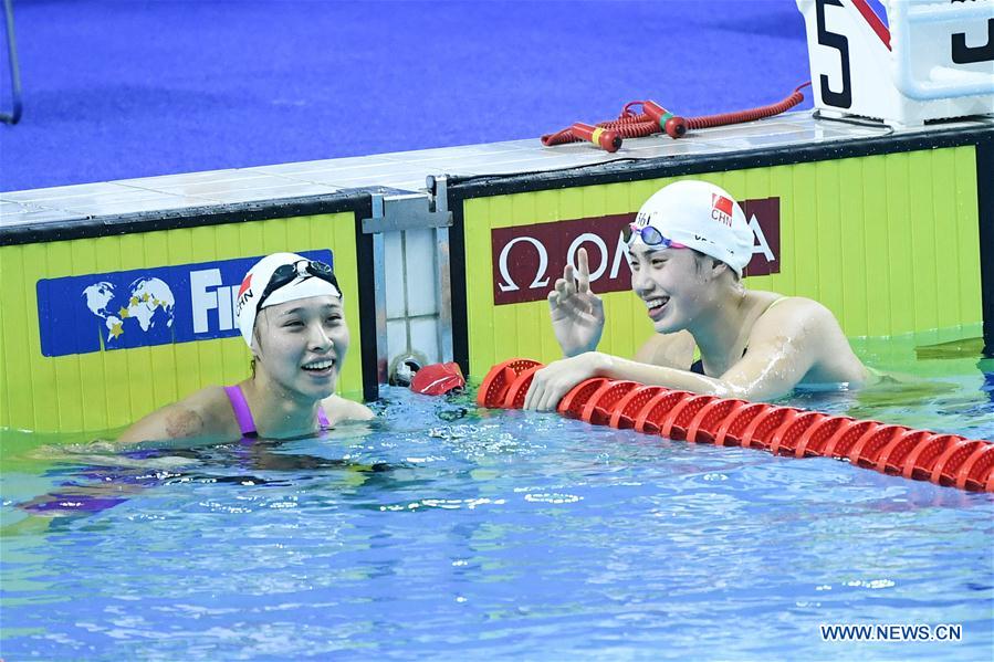 (SP)CHINA-WUHAN-7TH MILITARY WORLD GAMES-SWIMMING-WOMEN'S 50M FREESTYLE FINAL(CN)