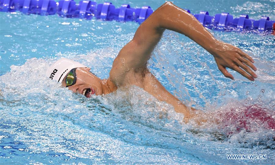 (SP)CHINA-WUHAN-7TH MILITARY WORLD GAMES-SWIMMING-MEN'S 800M FREESTYLE(CN)