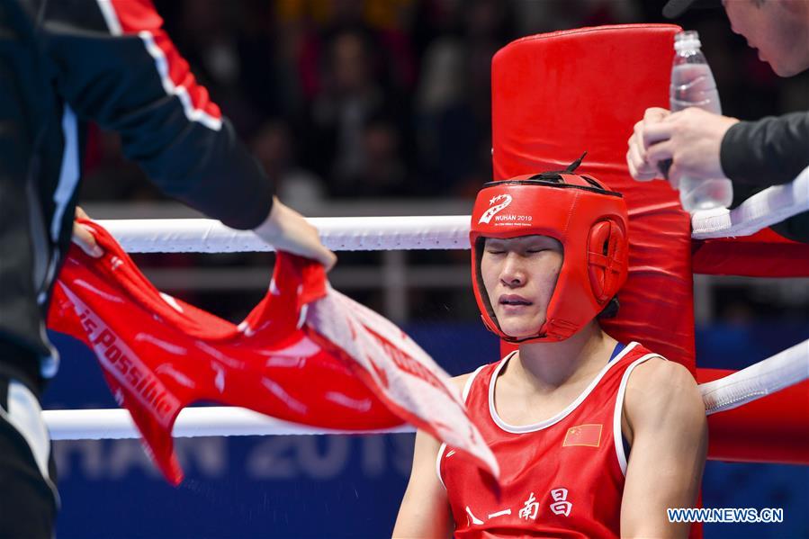 (SP)CHINA-WUHAN-7TH MILITARY WORLD GAMES-BOXING