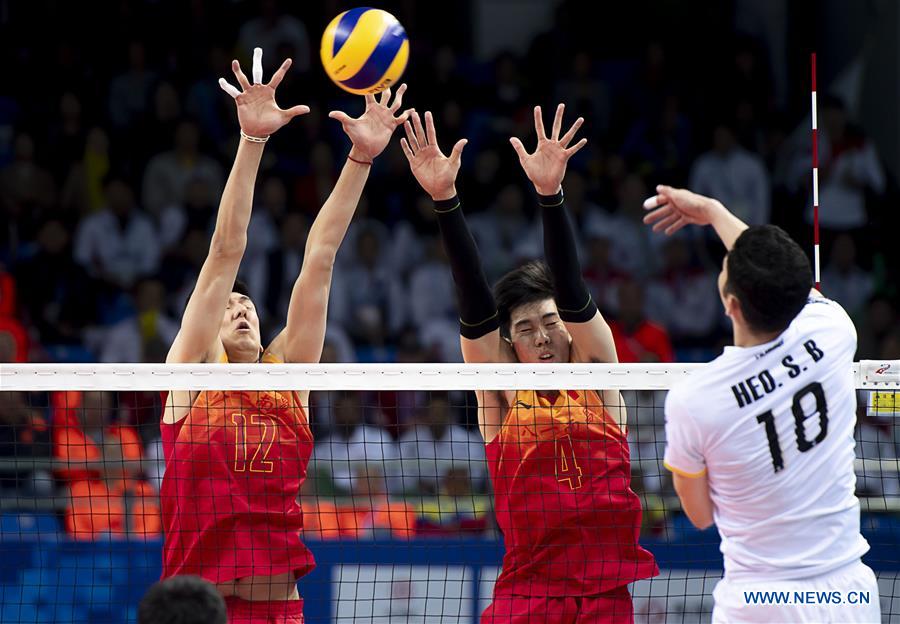 (SP)CHINA-WUHAN-7TH MILITARY WORLD GAMES-MEN-VOLLEYBALL