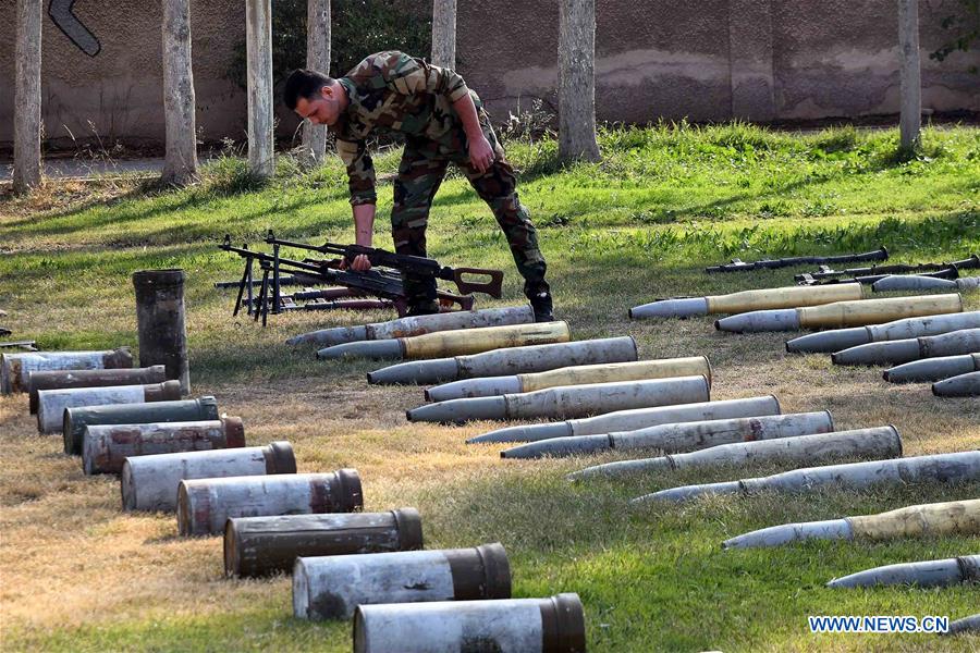 SYRIA-DAMASCUS-CONFISCATED WEAPONS