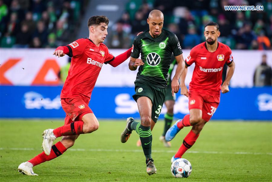 (SP)GERMANY-WOLFSBURG-SOCCER-BUNDESLIGA-WOLFSBURG VS LEVERKUSEN