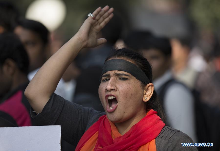 INDIA-NEW DELHI-RAPE-AND-MURDER CASE-PROTEST