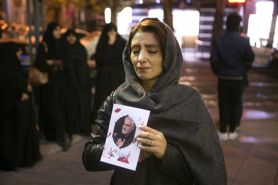 IRAN-TEHRAN-QASEM SOLEIMANI-MOURNING CEREMONY