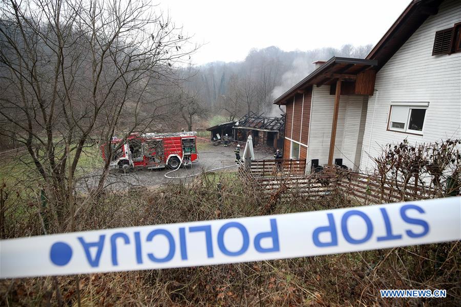 CROATIA-ANDRASEVAC-RETIREMENT HOME-FIRE