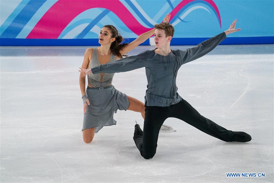 (SP)SWITZERLAND-LAUSANNE-WINTER YOG-FIGURE SKATING-ICE DANCE-FREE DANCE