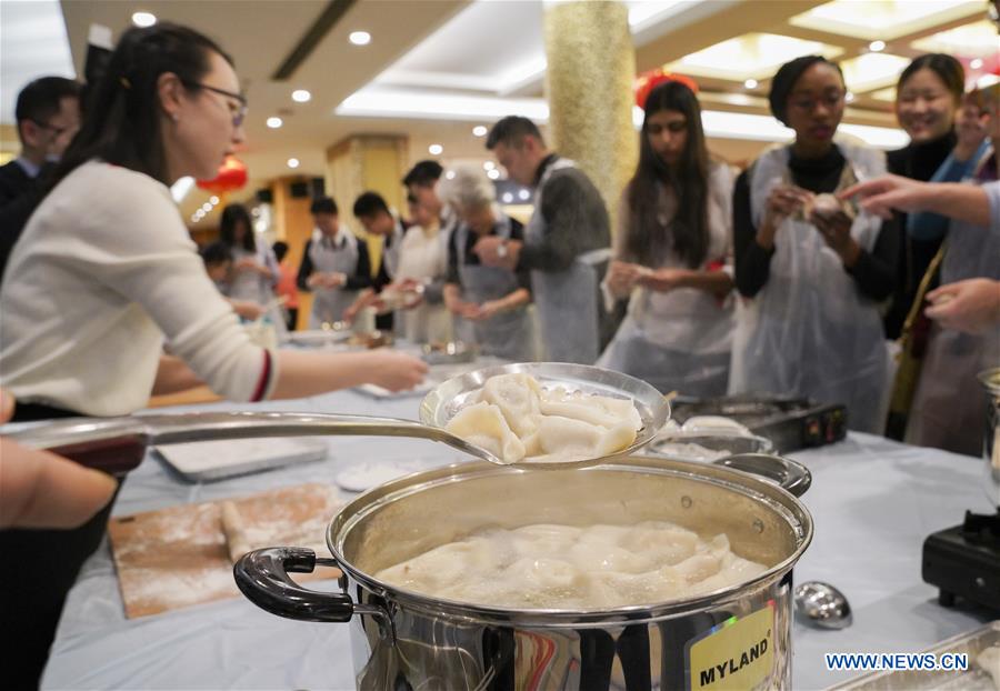 U.S.-NEW YORK-CHINESE NEW YEAR-STUDENTS-CELEBRATION