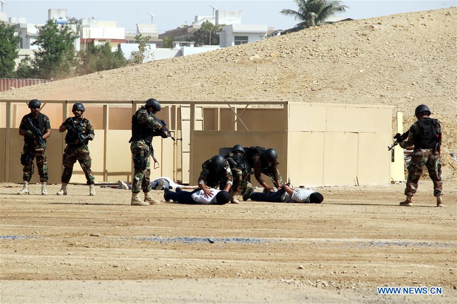 PAKISTAN-KARACHI-ANTI-TERRORISM-DRILL