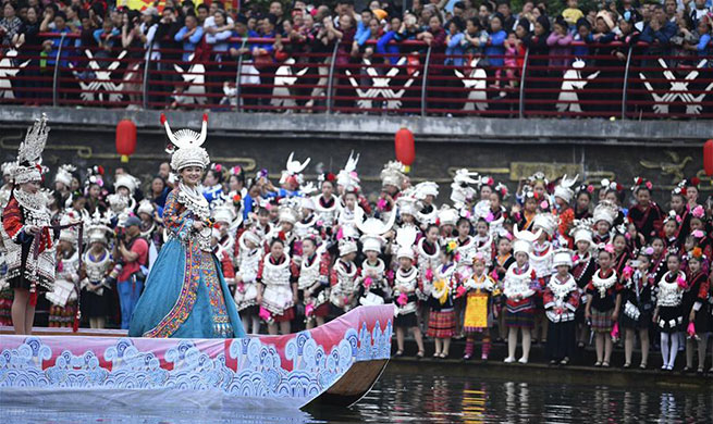 Miao Sisters Festival celebrated in SW China's Guizhou