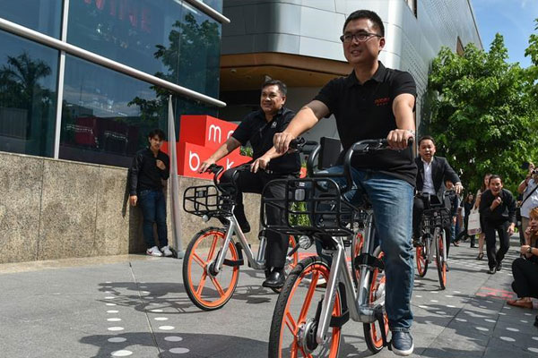 摩拜共享單車宣布進(jìn)軍泰國市場