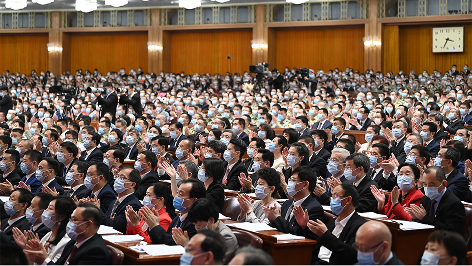 十三屆全國人大三次會議舉行第二次全體會議