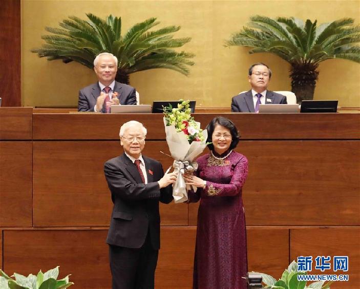 （國際）（2）越共中央總書記阮富仲當(dāng)選越南國家主席